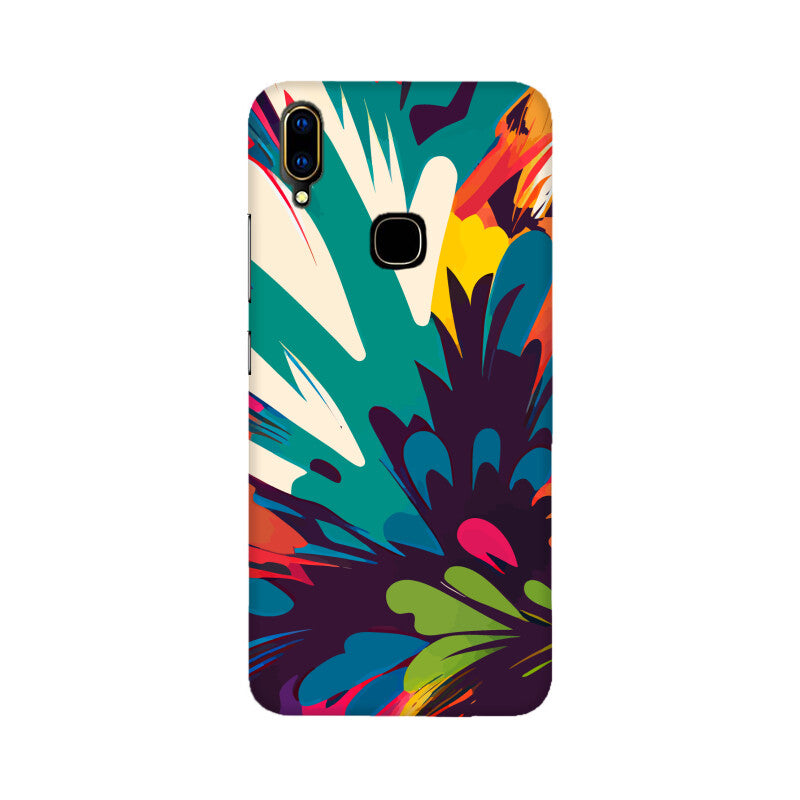 JOVIN-MV Vivo Sublimation Phone Case In Floral Black All Models