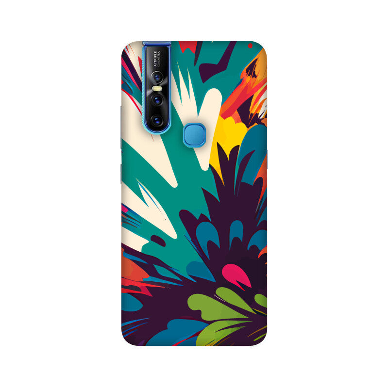 JOVIN-MV Vivo Sublimation Phone Case In Floral Black All Models