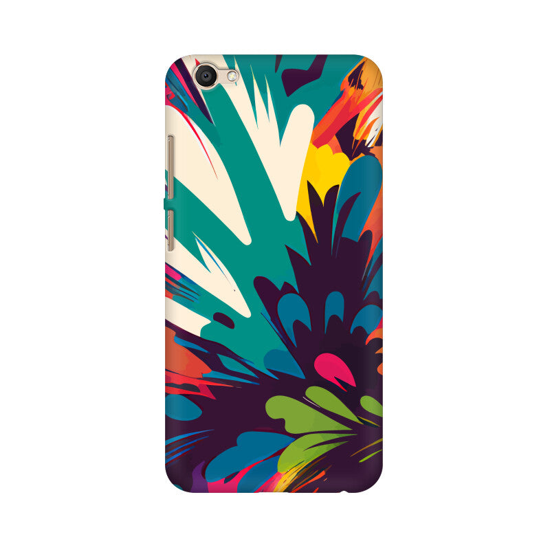 JOVIN-MV Vivo Sublimation Phone Case In Floral Black All Models