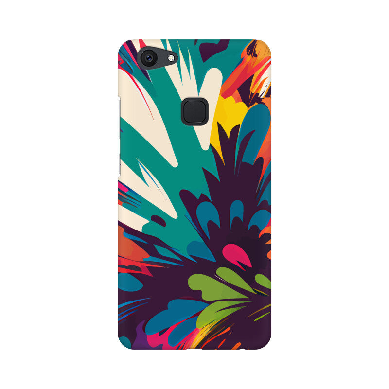 JOVIN-MV Vivo Sublimation Phone Case In Floral Black All Models