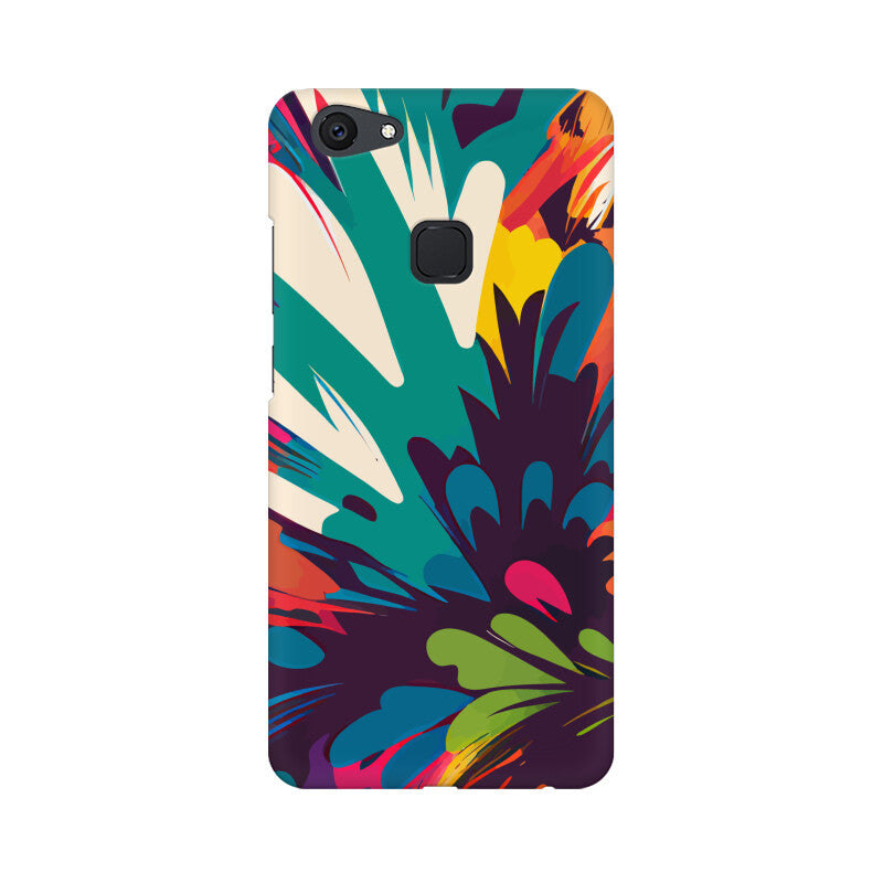 JOVIN-MV Vivo Sublimation Phone Case In Floral Black All Models