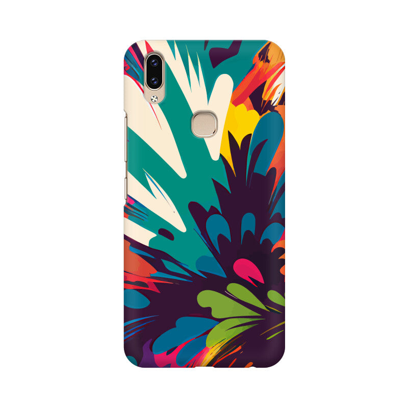 JOVIN-MV Vivo Sublimation Phone Case In Floral Black All Models