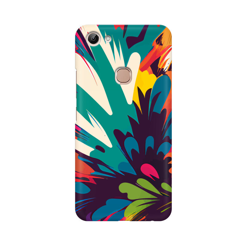 JOVIN-MV Vivo Sublimation Phone Case In Floral Black All Models