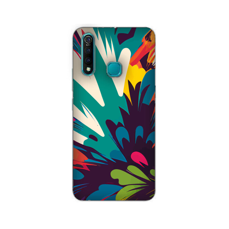 JOVIN-MV Vivo Sublimation Phone Case In Floral Black All Models