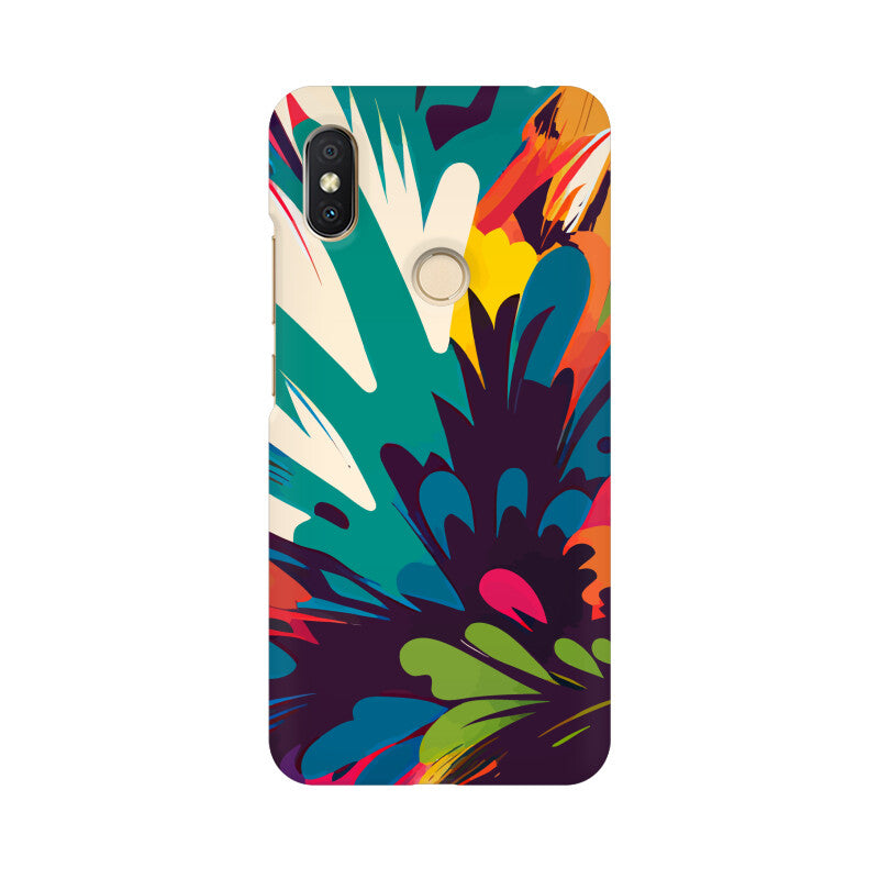 JOVIN-MV Xiaomi Redmi Sublimation Phone Case In Floral Black All Models