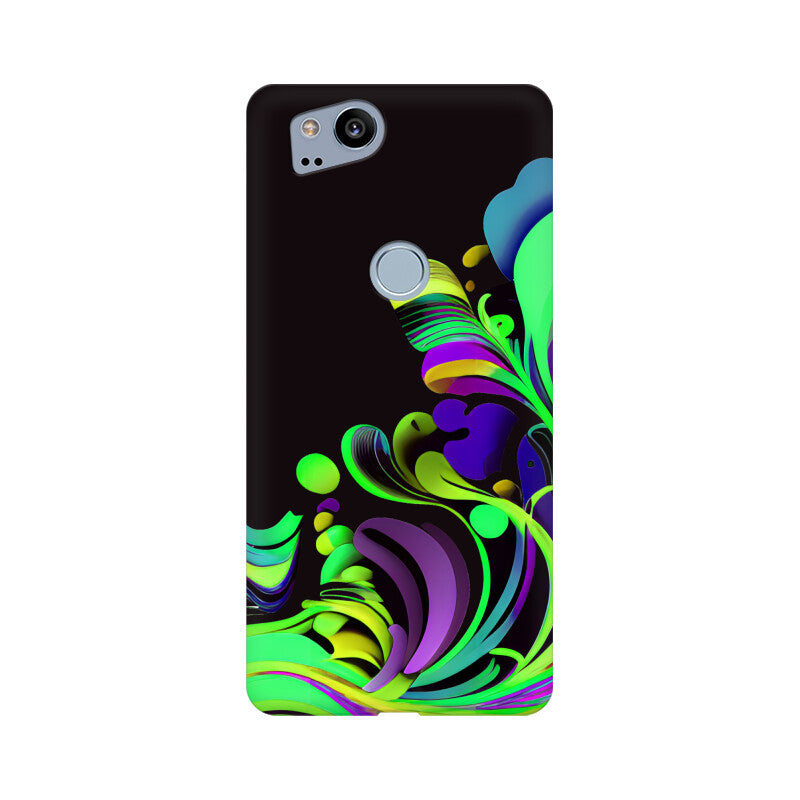 JOVIN-MV Google Pixel Sublimation Phone Case In Black Floral All Models