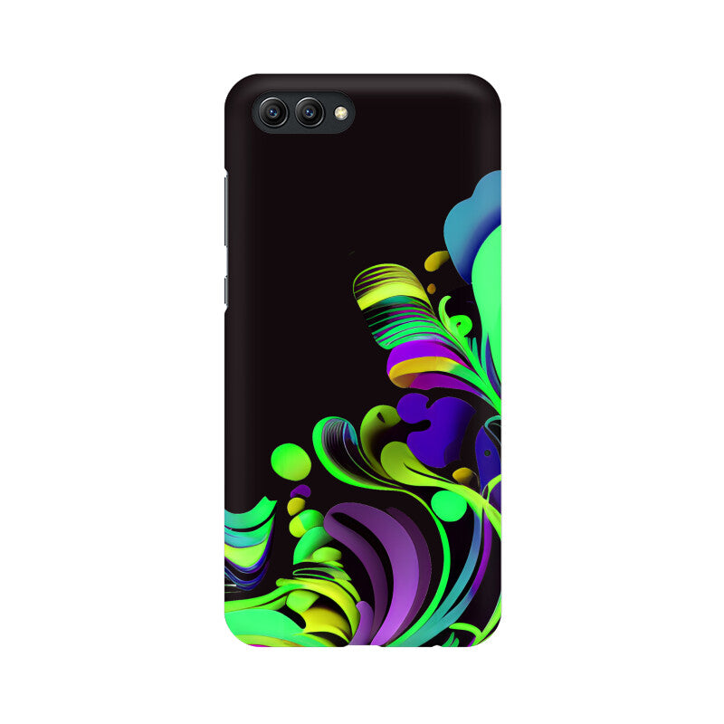 JOVIN-MV Huawei Sublimation Phone Case In Black Floral All Models