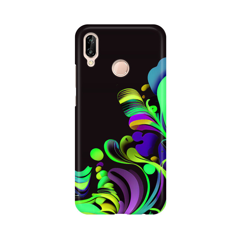 JOVIN-MV Huawei Sublimation Phone Case In Black Floral All Models