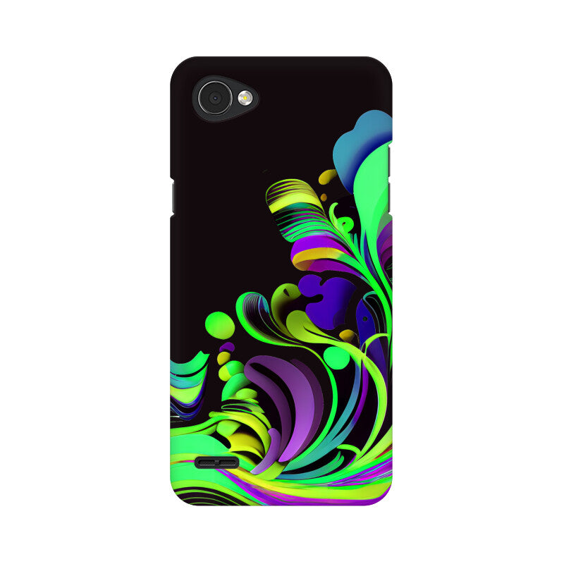 JOVIN-MV LG Sublimation Phone Case In Black Floral All Models