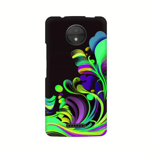 JOVIN-MV Moto Sublimation Phone Case In Black Floral All Models