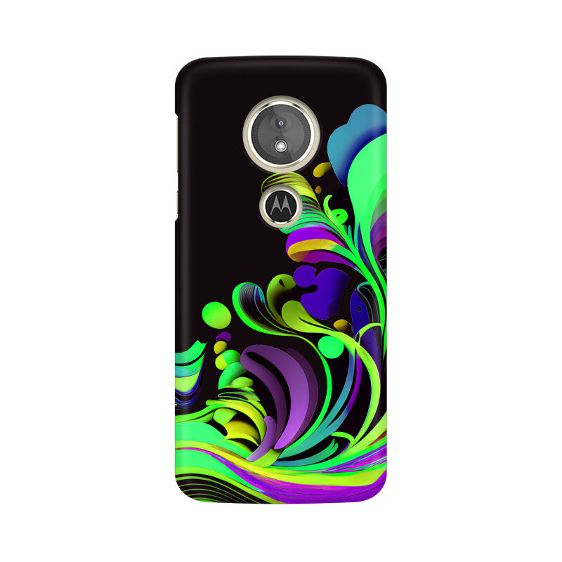 JOVIN-MV Moto Sublimation Phone Case In Black Floral All Models