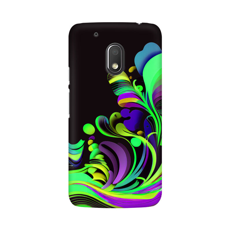 JOVIN-MV Moto Sublimation Phone Case In Black Floral All Models