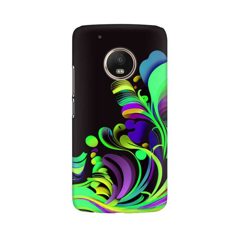 JOVIN-MV Moto Sublimation Phone Case In Black Floral All Models