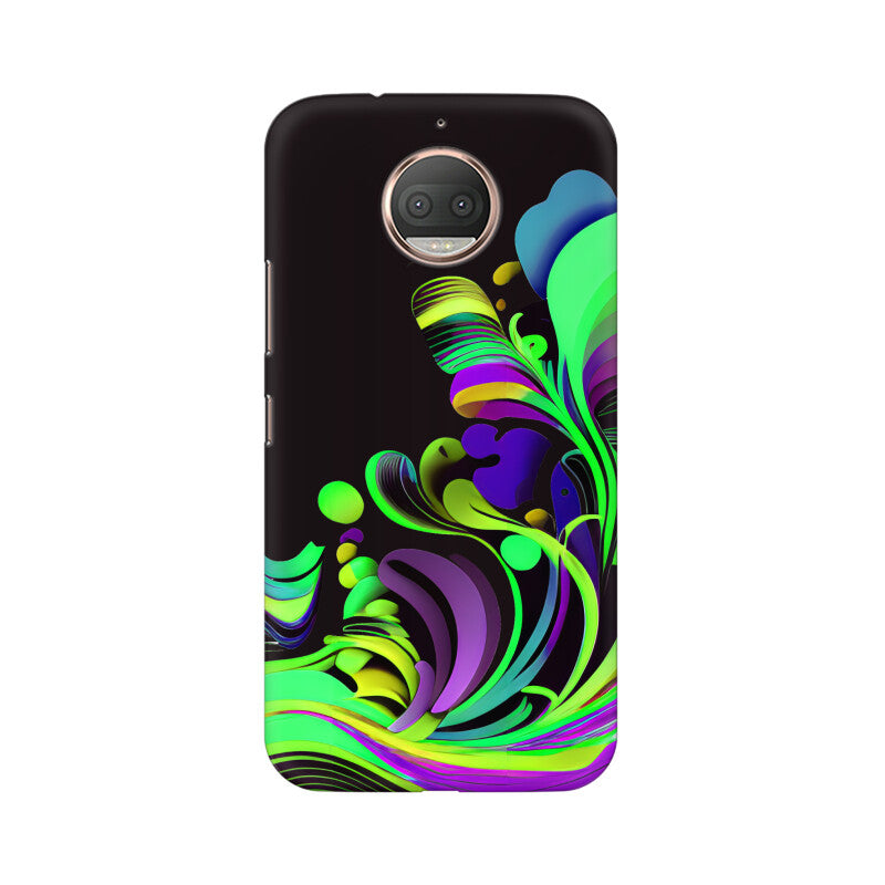 JOVIN-MV Moto Sublimation Phone Case In Black Floral All Models