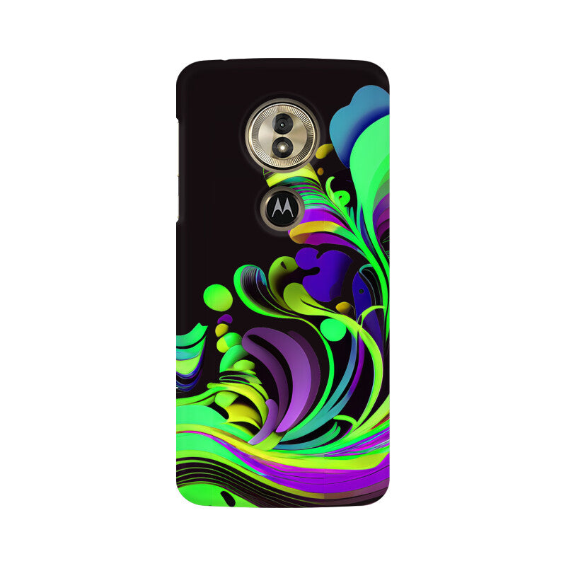 JOVIN-MV Moto Sublimation Phone Case In Black Floral All Models