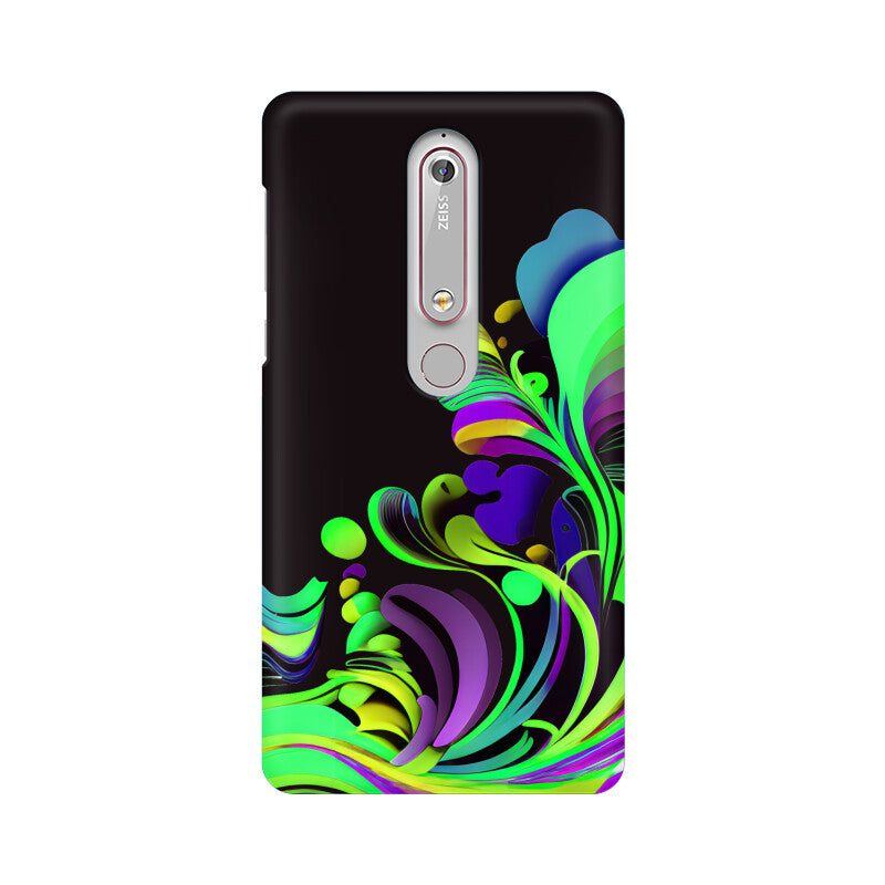 JOVIN-MV Nokia Sublimation Phone Case In Black Floral All Models