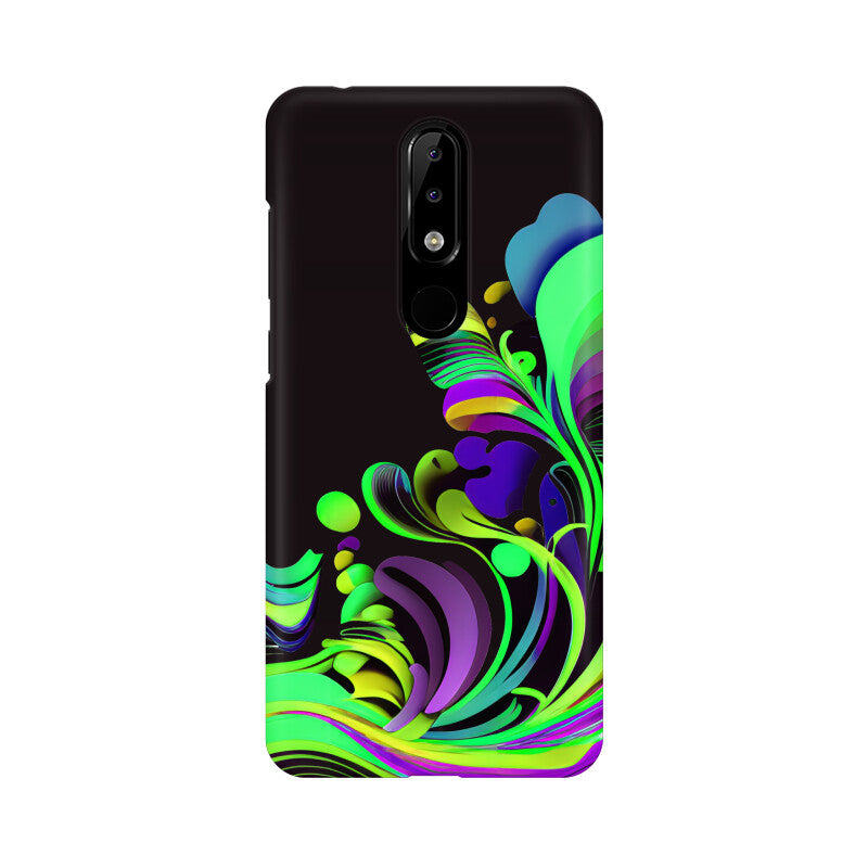 JOVIN-MV Nokia Sublimation Phone Case In Black Floral All Models