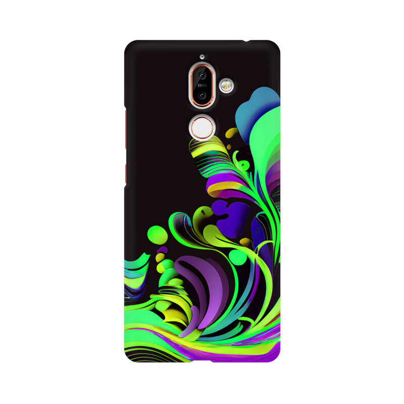 JOVIN-MV Nokia Sublimation Phone Case In Black Floral All Models