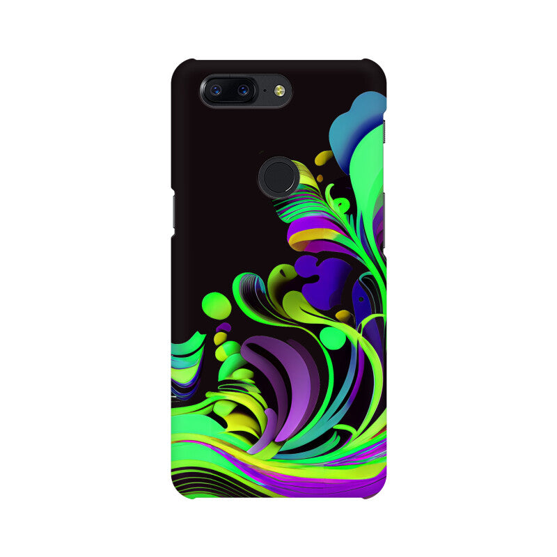 JOVIN-MV OnePlus Sublimation Phone Case In Black Floral All Models