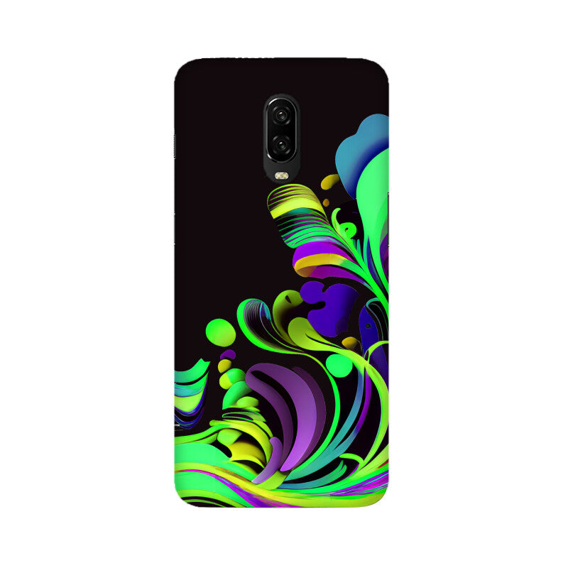 JOVIN-MV OnePlus Sublimation Phone Case In Black Floral All Models