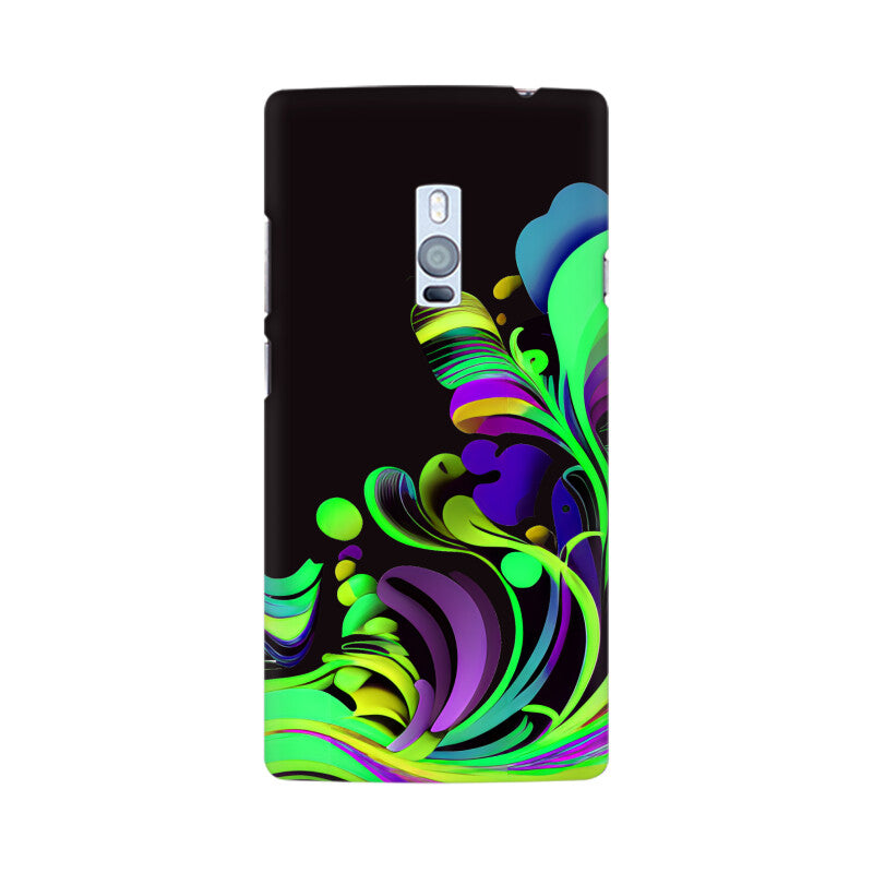 JOVIN-MV OnePlus Sublimation Phone Case In Black Floral All Models