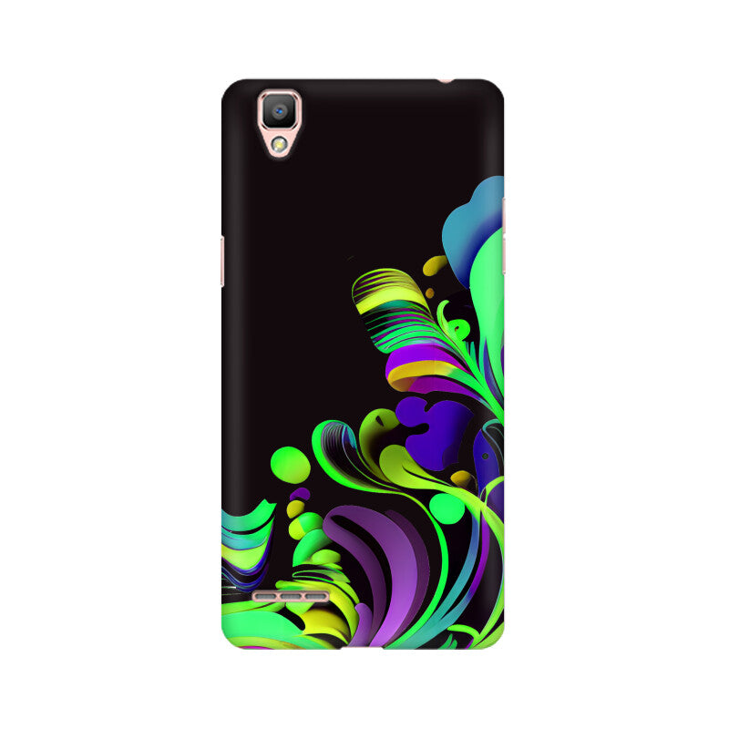 JOVIN-MV Oppo Sublimation Phone Case In Black Floral All Models