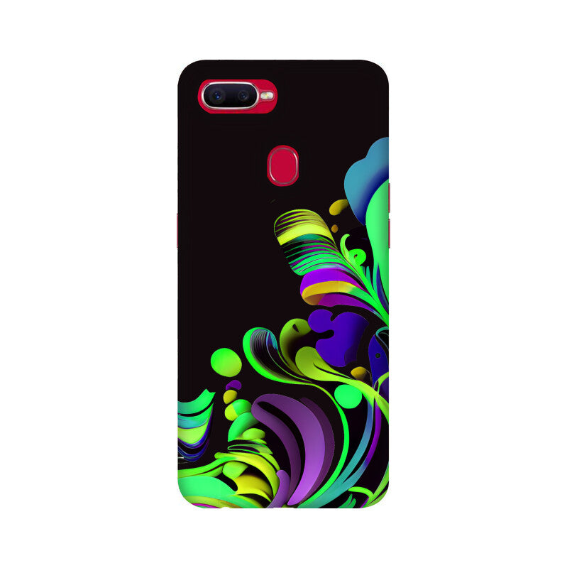 JOVIN-MV Oppo Sublimation Phone Case In Black Floral All Models