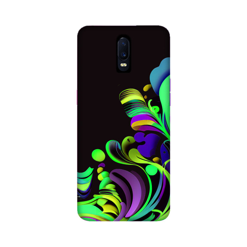 JOVIN-MV Oppo Sublimation Phone Case In Black Floral All Models