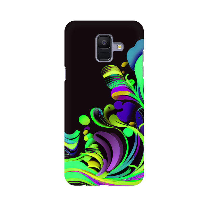 JOVIN-MV Samsung Sublimation Phone Case In Black Floral All Models