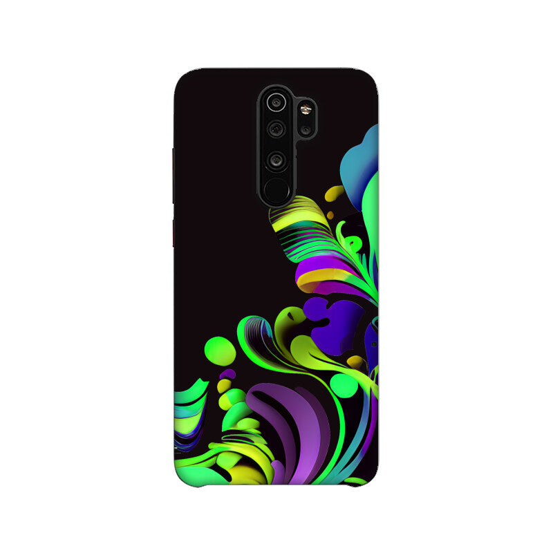 JOVIN-MV Xiaomi Redmi Sublimation Phone Case In Black Floral All Models