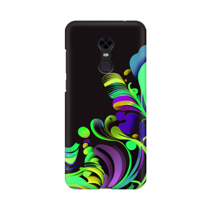 JOVIN-MV Xiaomi Redmi Sublimation Phone Case In Black Floral All Models