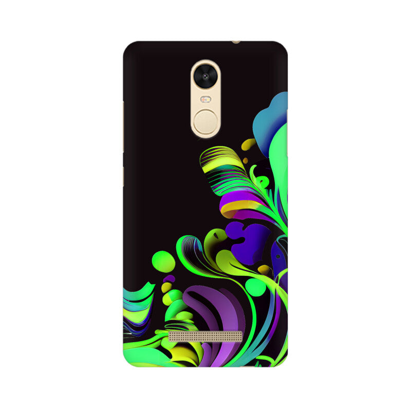 JOVIN-MV Xiaomi Redmi Sublimation Phone Case In Black Floral All Models