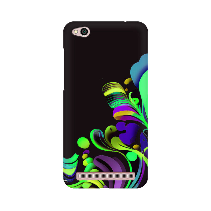 JOVIN-MV Xiaomi Redmi Sublimation Phone Case In Black Floral All Models