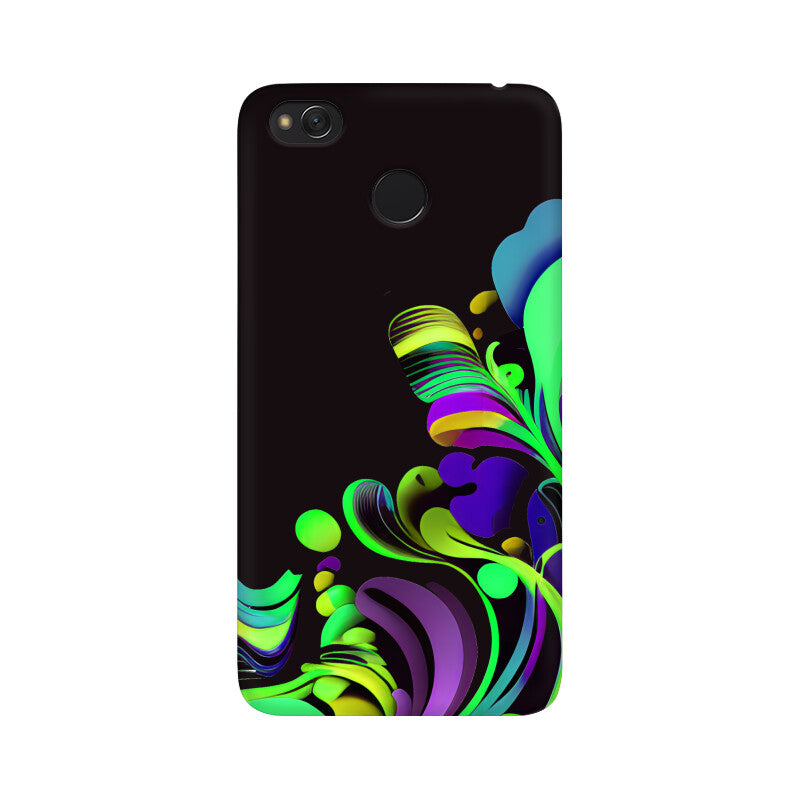 JOVIN-MV Xiaomi Redmi Sublimation Phone Case In Black Floral All Models