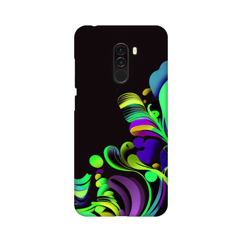 JOVIN-MV Xiaomi Redmi Sublimation Phone Case In Black Floral All Models