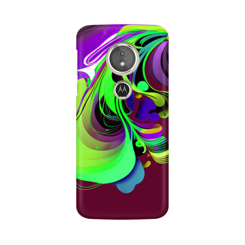 JOVIN-MV Moto Sublimation Phone Case In Maroon Floral All Models