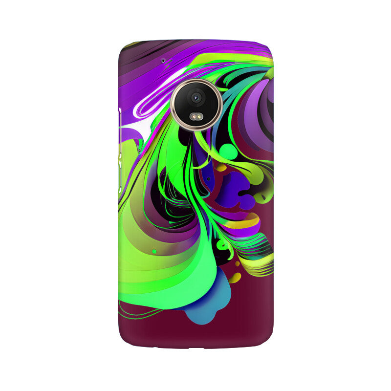 JOVIN-MV Moto Sublimation Phone Case In Maroon Floral All Models