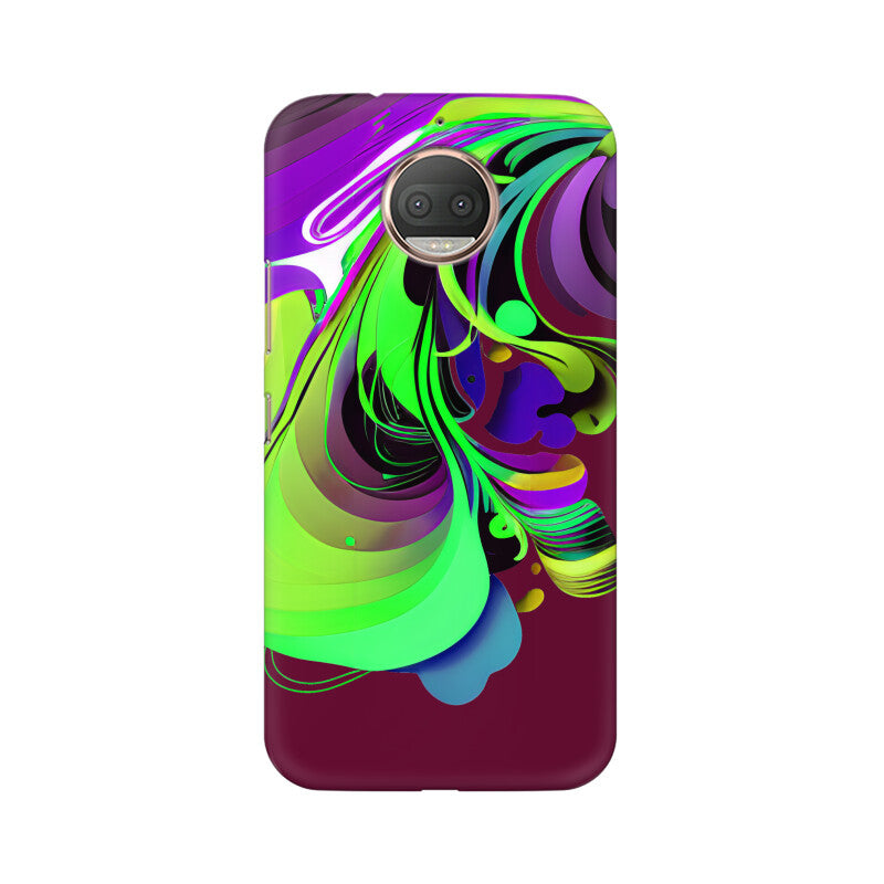 JOVIN-MV Moto Sublimation Phone Case In Maroon Floral All Models