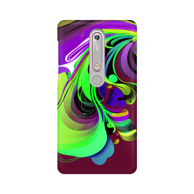 JOVIN-MV Nokia Sublimation Phone Case In Maroon Floral All Models