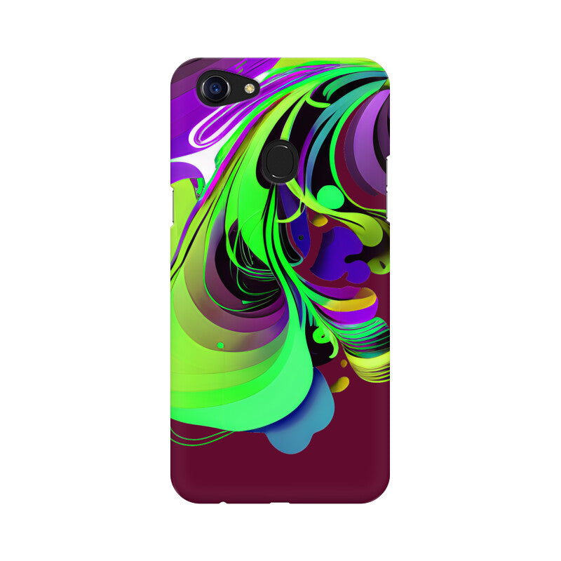 JOVIN-MV Oppo Sublimation Phone Case In Maroon Floral All Models