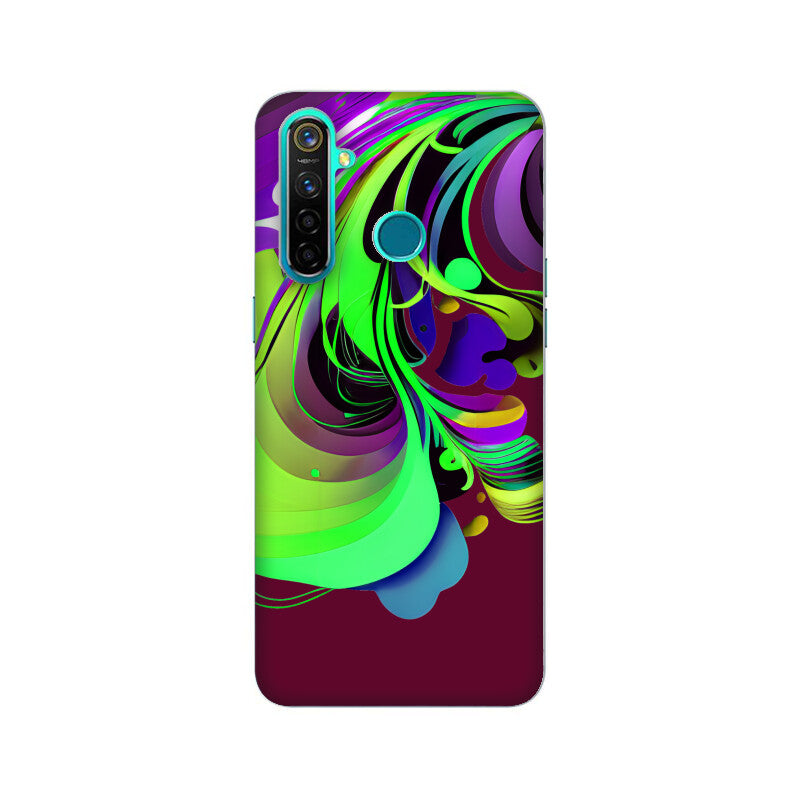 JOVIN-MV Realme Sublimation Phone Case In Maroon Floral All Models