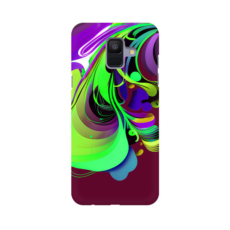 JOVIN-MV Samsung Sublimation Phone Case In Maroon Floral All Models