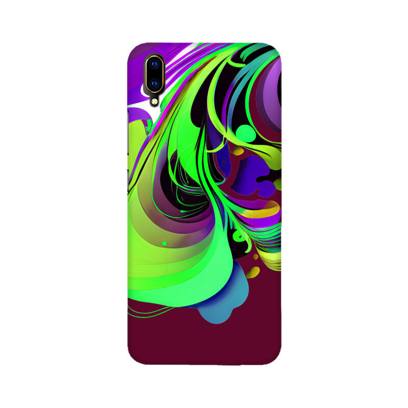 JOVIN-MV Vivo Sublimation Phone Case In Maroon Floral All Models