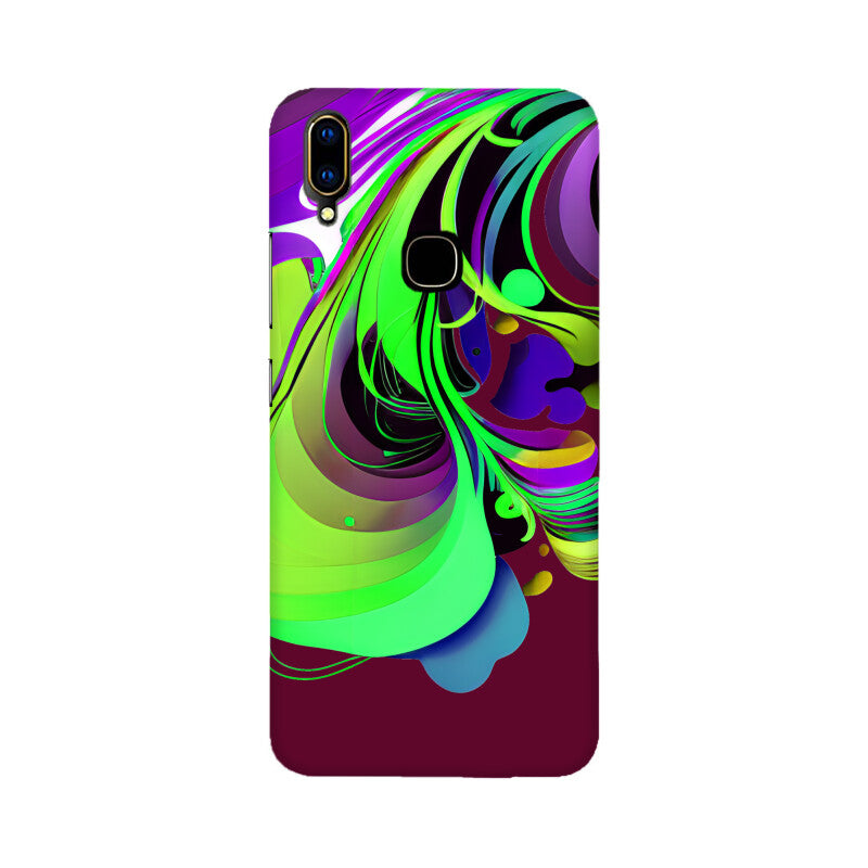 JOVIN-MV Vivo Sublimation Phone Case In Maroon Floral All Models