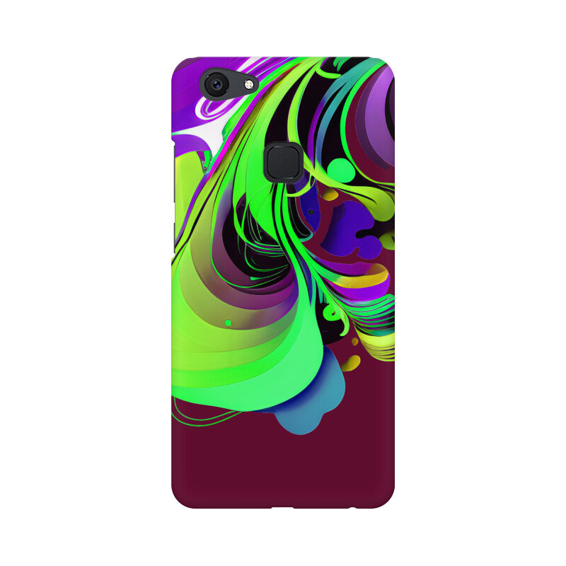 JOVIN-MV Vivo Sublimation Phone Case In Maroon Floral All Models