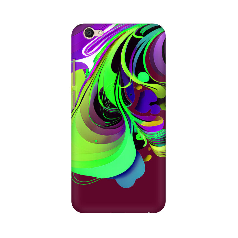 JOVIN-MV Vivo Sublimation Phone Case In Maroon Floral All Models