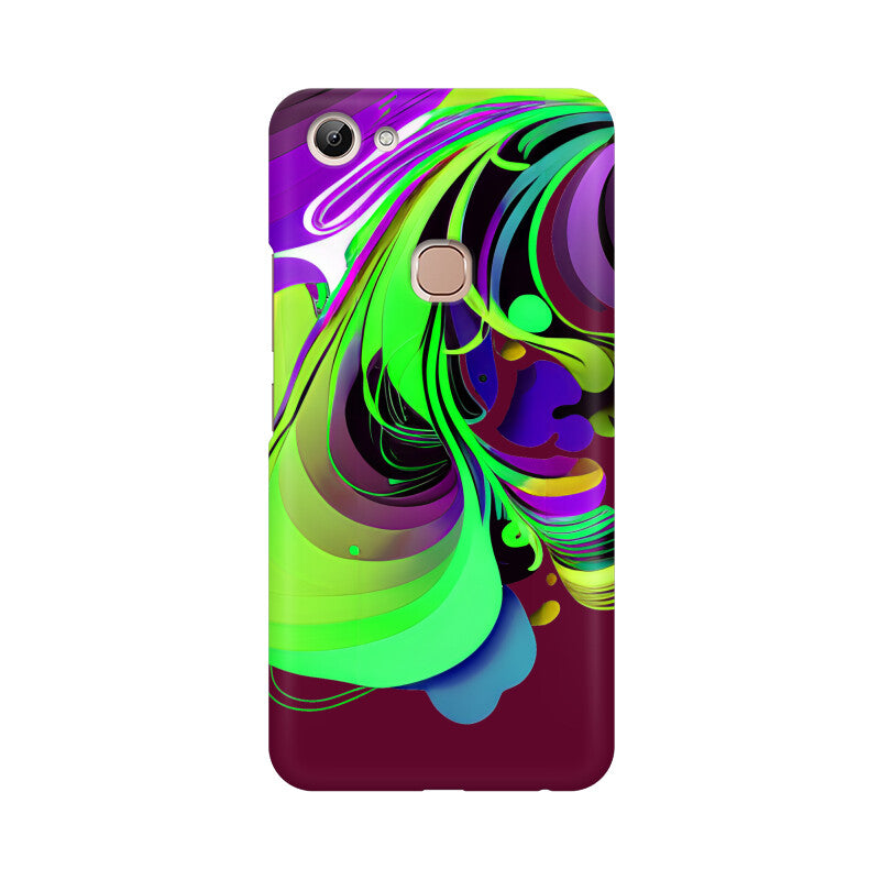 JOVIN-MV Vivo Sublimation Phone Case In Maroon Floral All Models