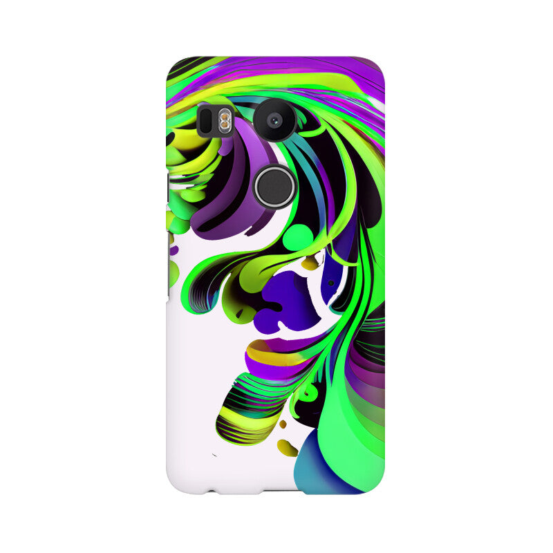 JOVIN-MV LG Sublimation Phone Case In White Floral All Models