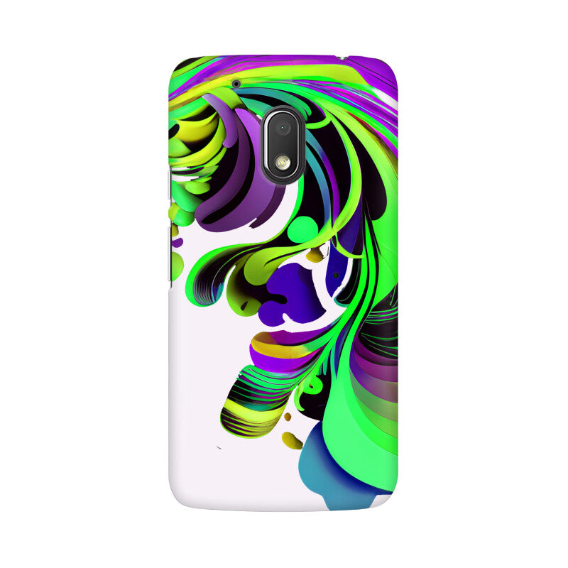 JOVIN-MV Moto Sublimation Phone Case In White Floral All Models