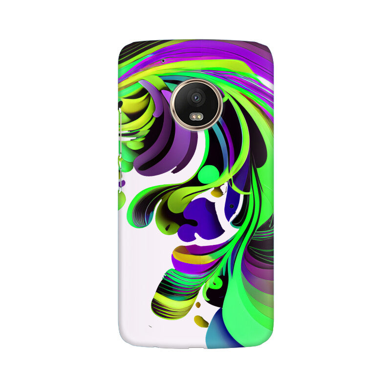 JOVIN-MV Moto Sublimation Phone Case In White Floral All Models